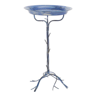 Juriana Metal Single Tier Birdbath