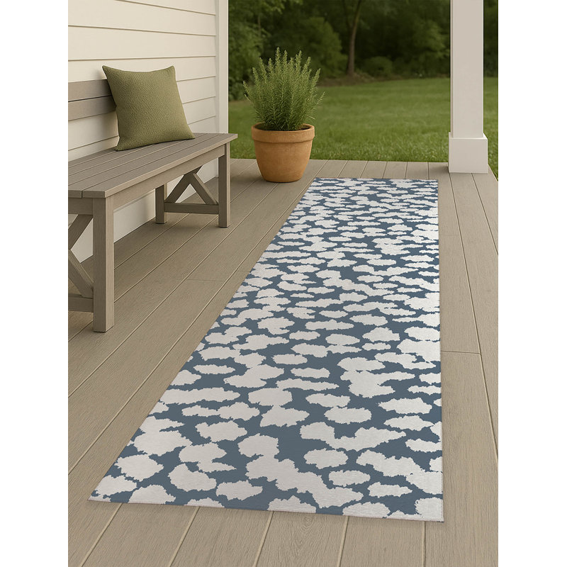 Tapis d'extérieur antidérapant Animal Splat, Tapis de couloir 2 pi 6 po x 8 pi