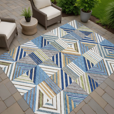 Tapis intérieur / extérieur lavable à la machine Lanphear ACN2399