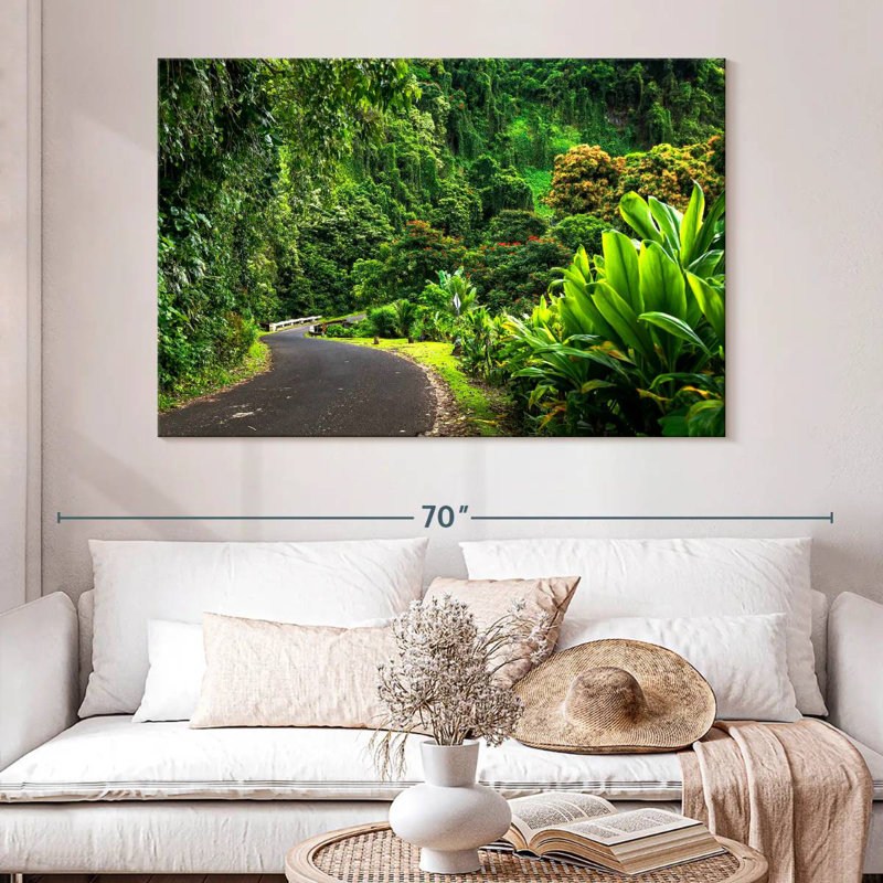 Hawaii Jungle Road, H 34 po x l 51 po