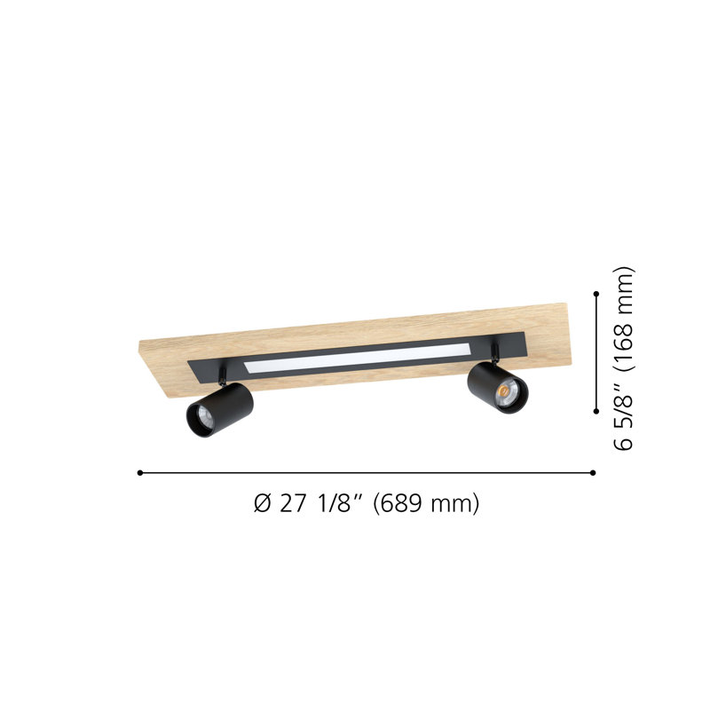 Jaelynne Steel LED Flush Mount