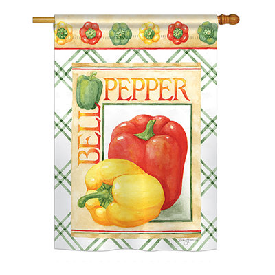Double Sided 40 in. H x 28 in. W Polyester House Flag