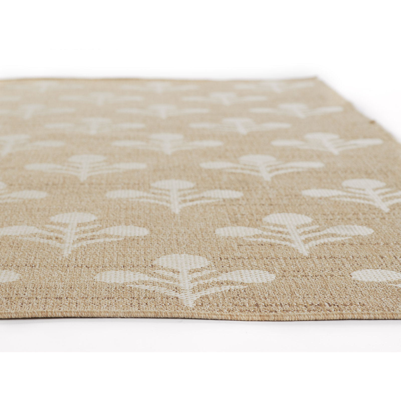 Saybrook Floral Hand-Woven Outdoor Rug, Rectangle 3'3" x 5'