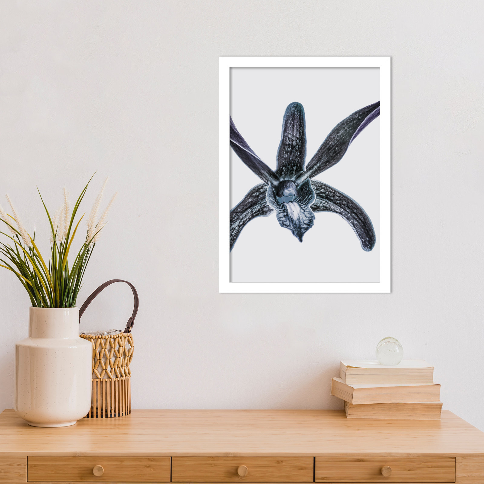Parkerfield "Orchid" Print by Shot by Clint, White, 17" H x 13" W