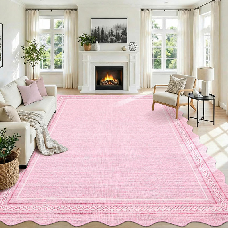 Area Rug, Pink, Rectangle 160 x 230 cm