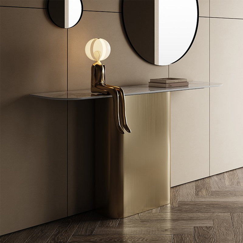 Console Modern Minimalist Art Design, H 31,5 po x l 62,99 po x P 15,75 po
