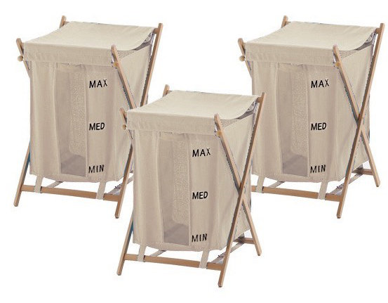 Bubo Fabric Laundry Set, Beige
