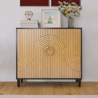 36'' MDF 2-Door Accent Cabinet With Adjustable Shelf