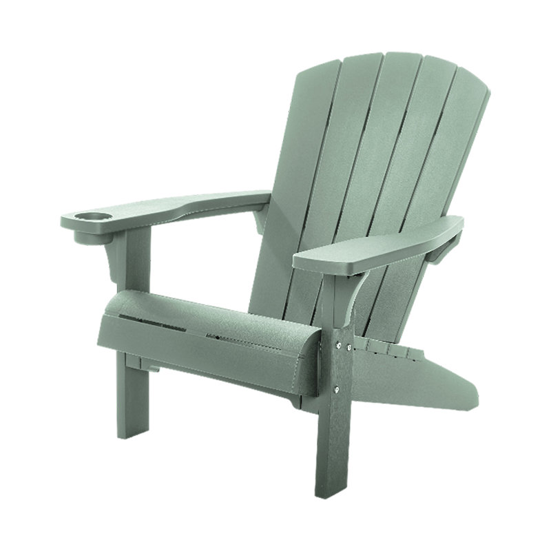 Keter Alpine Adirondack Chair, Vintage Green, 1