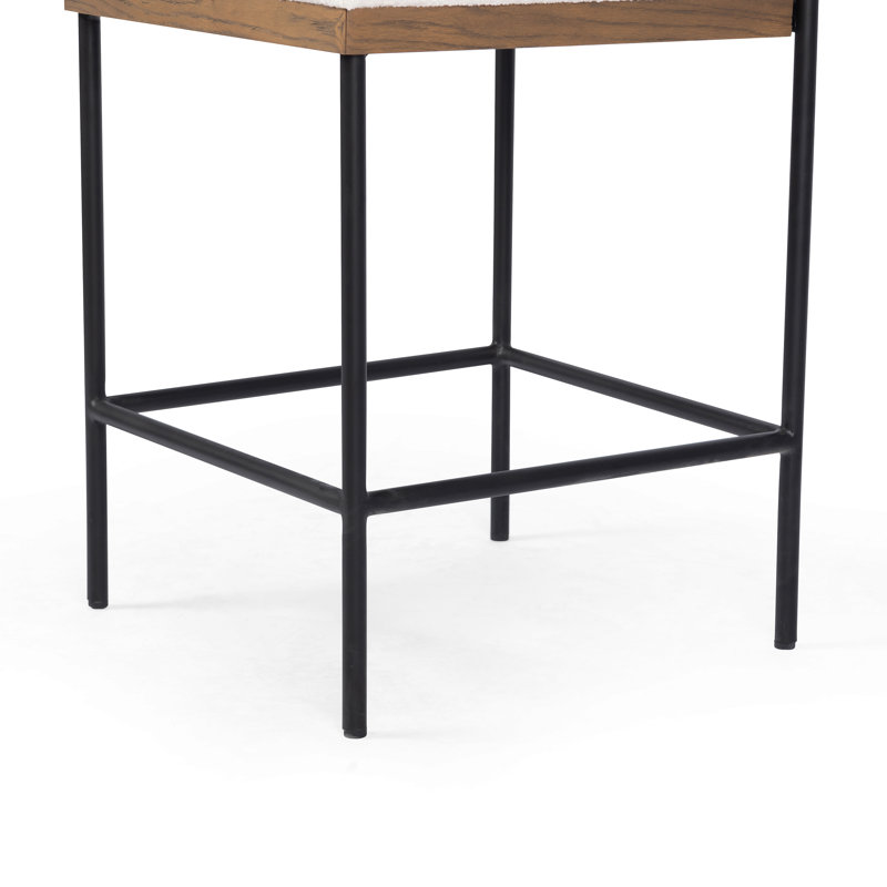 Ashford Stool, Fayette Cloud/Polyester Blend, Counter Stool (26.42" Seat Height)