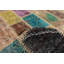 Tapis décoratif en laine de conception unique 5 pi 5 po x 8 pi Benthe noué à la main New Age turquoise/vert/gris