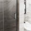 Combo porte de douche en verre pliable sans cadre 34 po x 72 po avec base en acrylique blanc Goodyo-114015982