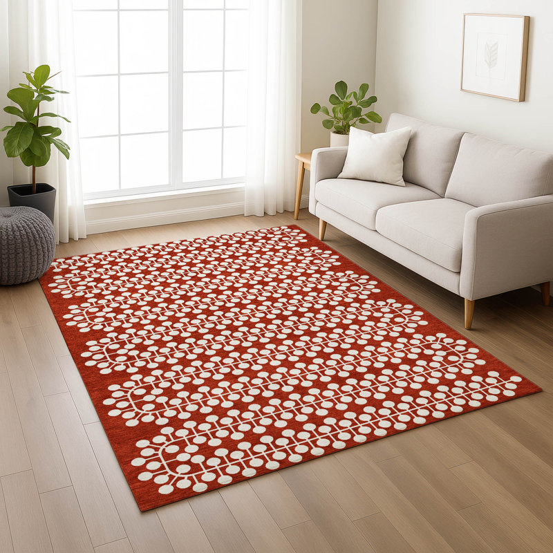 Tapis intérieur / extérieur lavable à la machine Boruta ACN2247, Rectangle 9 pi x 12 pi