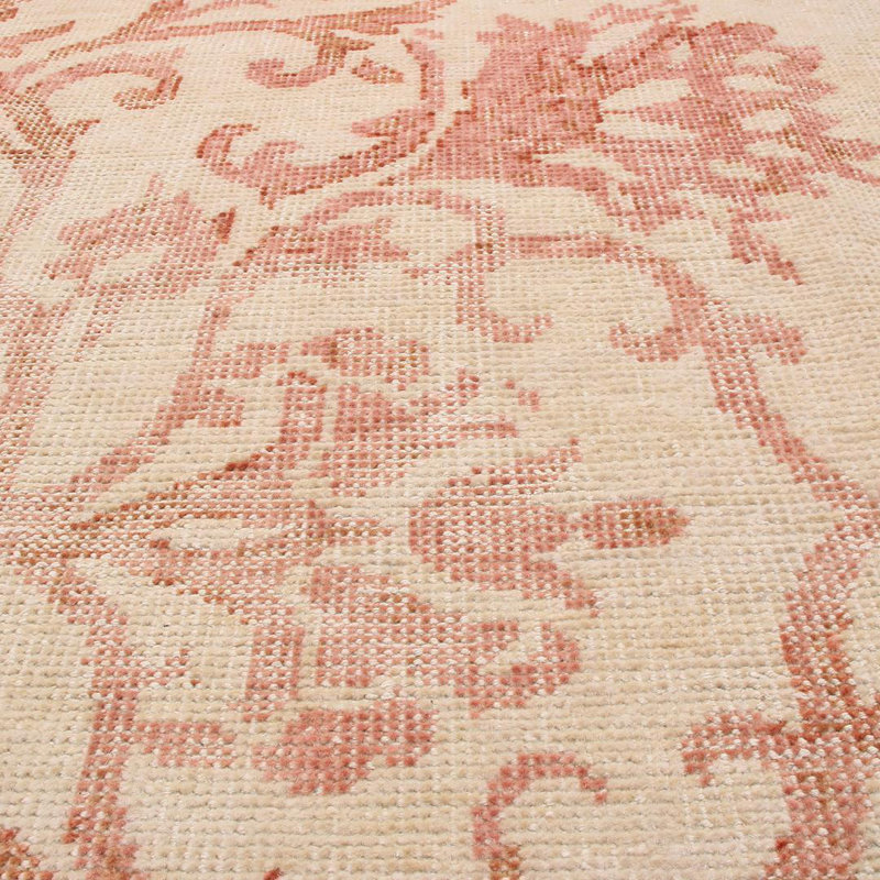 Distressed Homage Hand Knotted Wool Area Rug, Rectangle 8' x 10'
