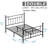 YT Metal Bed Frame w/Headboard and Footboard Platform Bed Frame Single Double Size-1243844764-1243844765