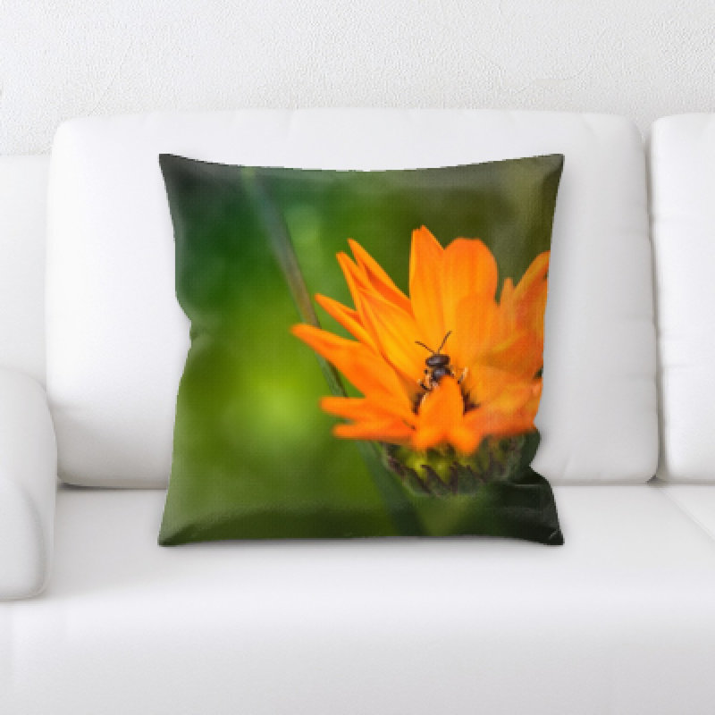 Microsuede Reversible Throw Pillow