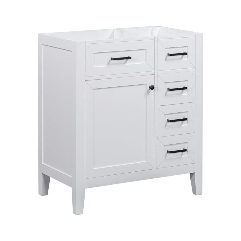 29.52'' Single Bathroom Vanity Base Only, White