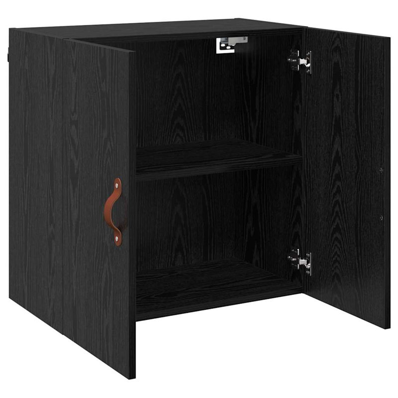 vidaXL Wall Cabinet Wall-mounted Engineered wood Storage Cabinets Urban Storage, Black Oak