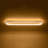 39.4" Modern Farmhouse Wood Grain Linear Oval Led Semi Flush Mount-1417864353