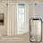 Linen Back Tab Curtains,Light Filtering Curtain, Thick Linen Textured Semi Sheer Drapes(Set of 2,With Hooks)-1780285704-1809414764