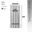 PVC Foldable Accordion Doors or Privacy Room Divider for Internal Use-338904480-338904486