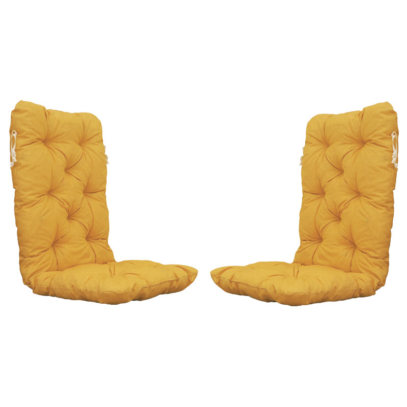 Garden Seat/Back Cushion, Yellow