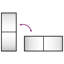 Mikayia Rectangular Metal Wall Mirror-269485668