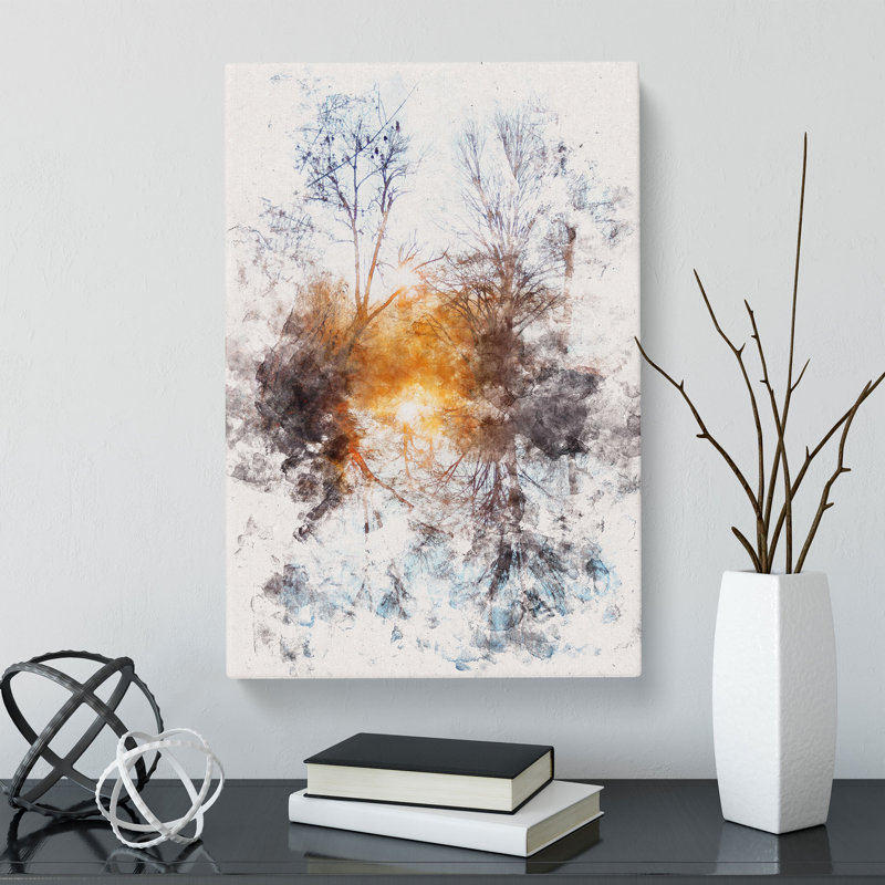 Trees - Wrapped Canvas Graphic Art Print, 91cm H x 60cm W x 4cm D