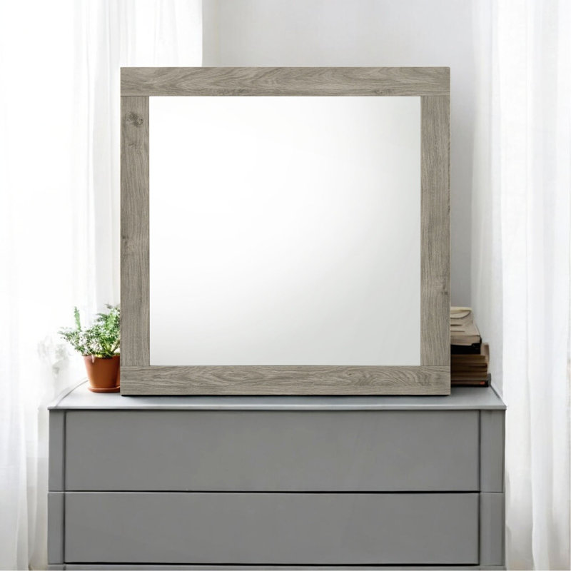Light Gray Finish Mirror