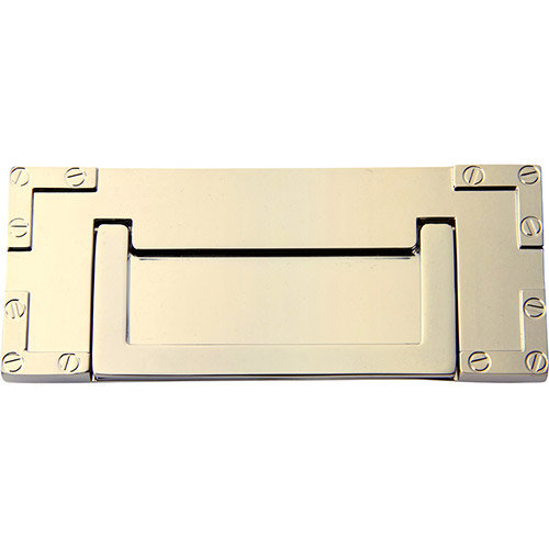 Campaign 3" Center to Center Drop handle, Polished Brass