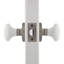 Classic Rosette with White Porcelain Door Knob-956368019-942627905