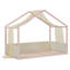 Lit double capitonné Serenity pour enfant, cadre de lit plateforme rembourré.-134097956