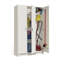 Multipurpose Cabinet Beaumont With 3 Doors, Shoe Rack Wardrobe, Broom Closet, 109X37H180 Cm, White