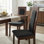 Chaise d'appoint rembourrée gris anthracite Enosburgh