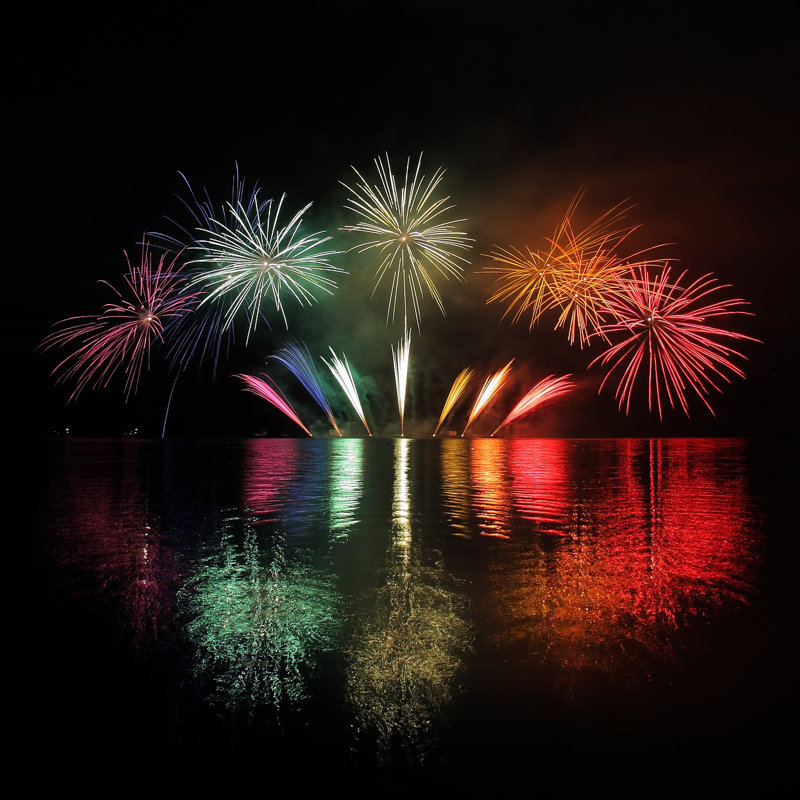 Fireworks - Ignis Brunensis In Czech Republic In Brno 18.6.2014i by PatrikSlezak - Wrapped Canvas Print