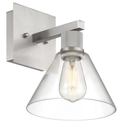 Port Nine Steel Armed Sconce