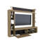 Meuble télé Cecil avec meuble télé avec tablettes ouvertes et compartiments de rangement avec une porte et un meuble télé