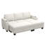 Canapé-lit modulaire Penespa Chenille-24966106