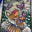 Masterpiece Wood Carved the Fairy Lady Santa Figurine