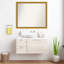 Townhouse Gold Non-Beveled Bathroom Wall Mirror-1016737321