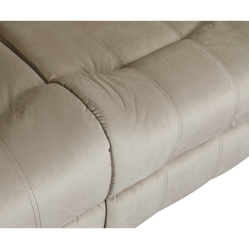 Fauteuil inclinable lourd 76,93 lb avec housse en tissu - Blocs de coin renforcés beiges et lombaire