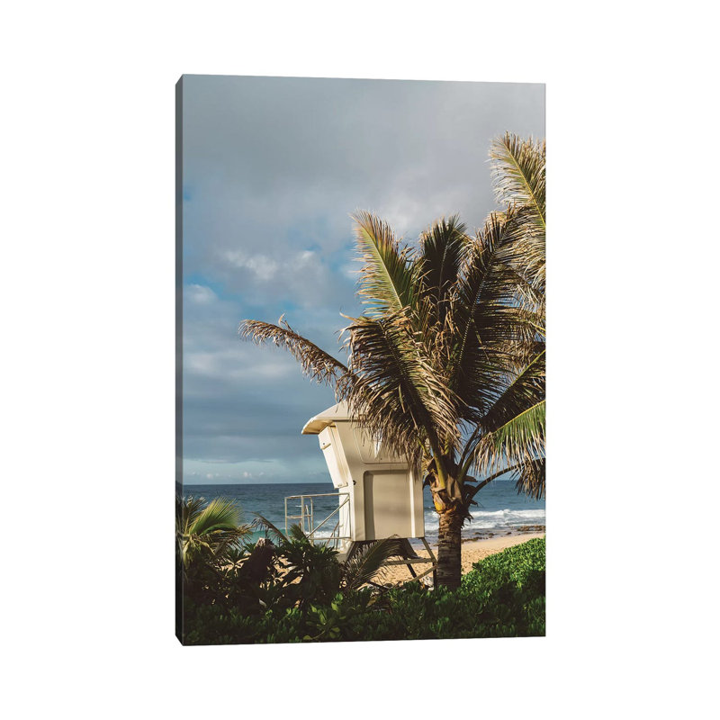 Hawaii Lifeguard Post by Bethany Young - Print on Canvas, Wrapped Canvas, 45.72cm H x 30.48cm W x 1.91cm D