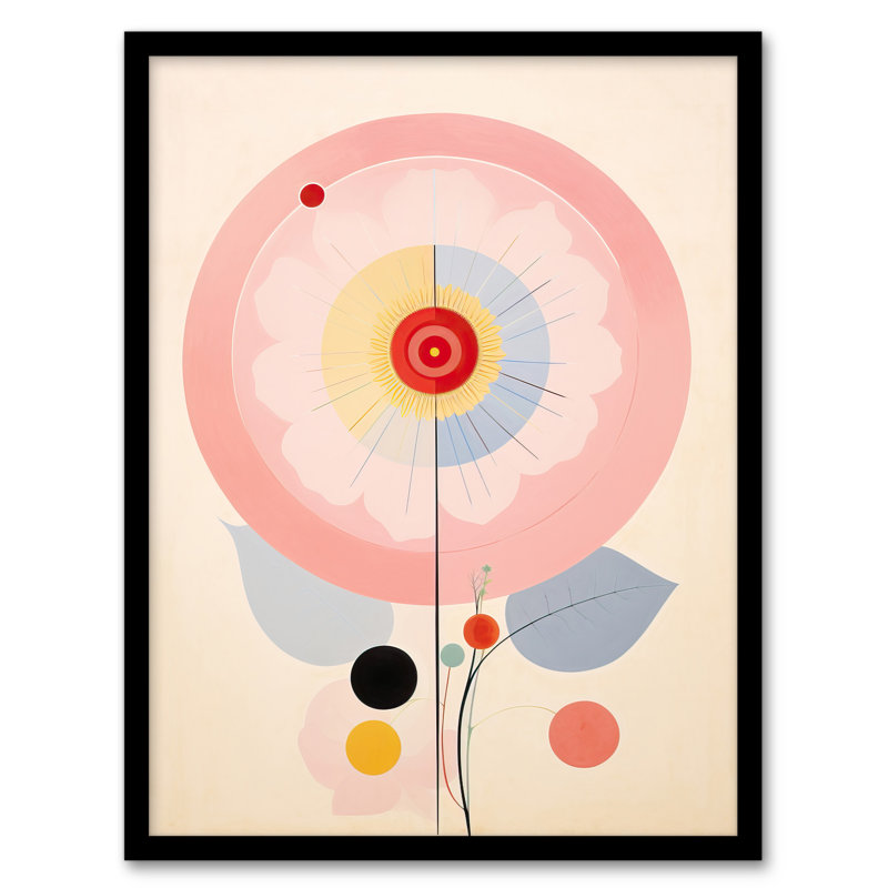 Abstract With A Hint Of Flower Bohemian - Single Picture Frame Print