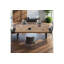 Table de conférence moderne en bois massif de style industriel, table de discussion rectangulaire et bureau-902248552