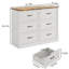 Commode 6 tiroirs avec station de charge-281258199
