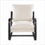 Fauteuil d'appoint rembourré en tissu Blair Oatmeal-1988556078