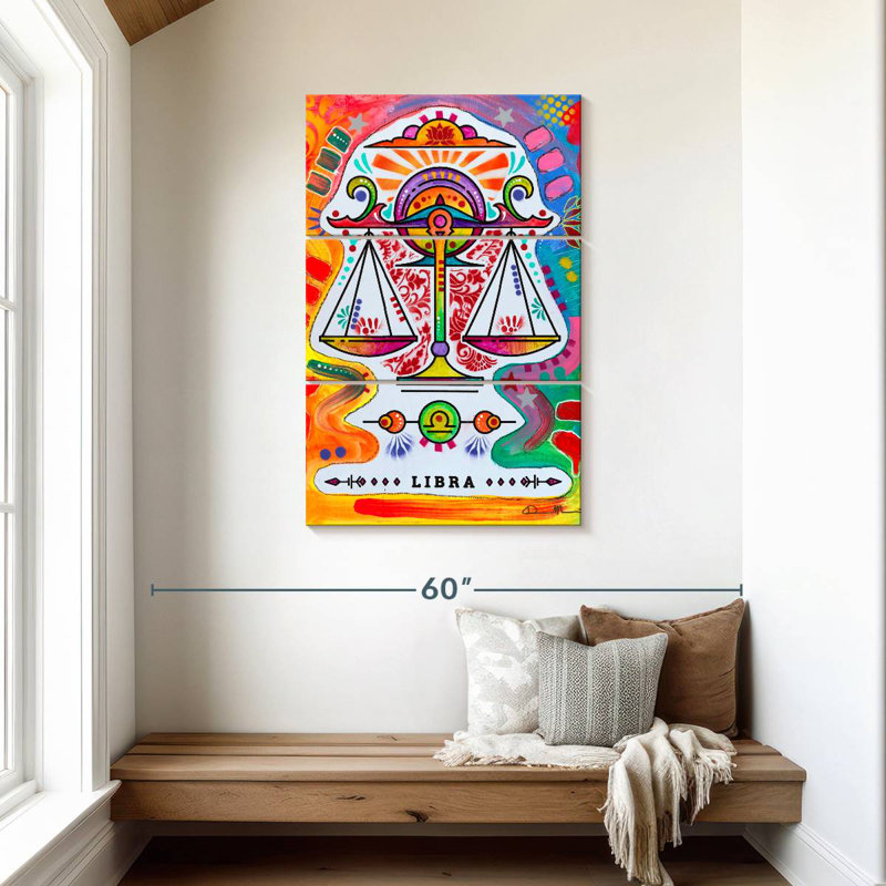 Adella Colorful Libra, 45" H x 28" W
