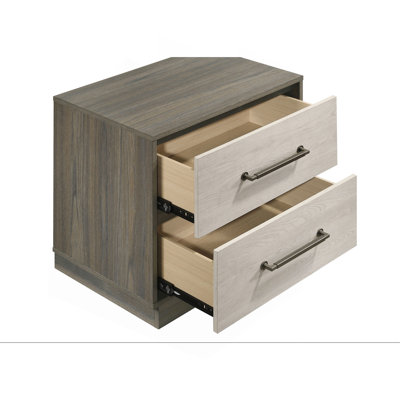 Table de chevet 2 tiroirs Edmondson