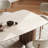 Rectangular rock plate dining table and chair set-102526612