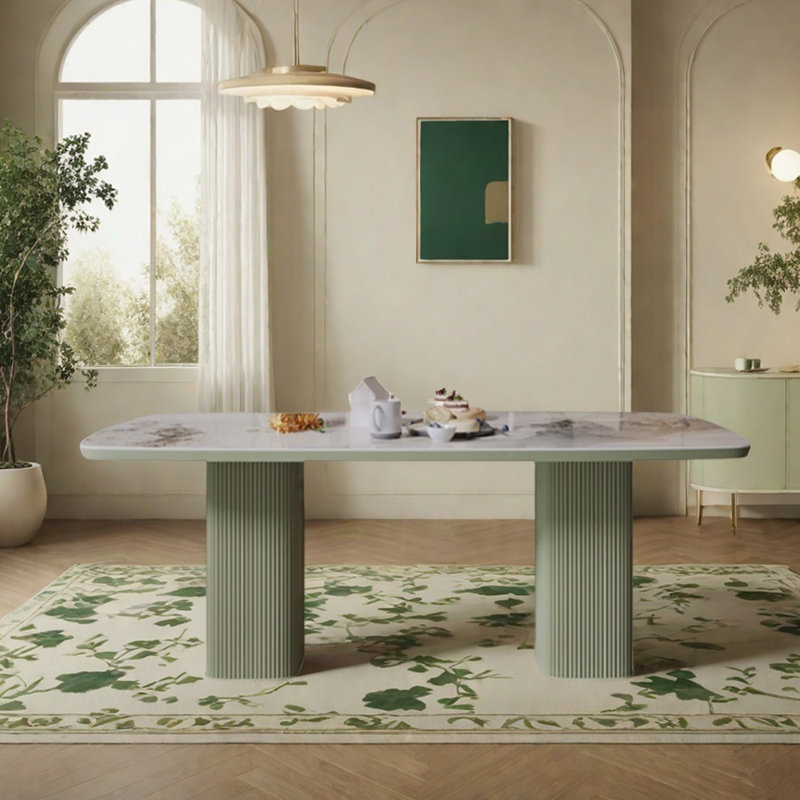 Table de salle à manger Exquise Dnd, H 29,52 po x L 70,86 po x l 35,43 po